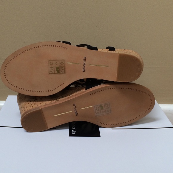 πDOLCE VITA Lynnie Leather Wedge Lace up Sandals - Picture 5 of 8